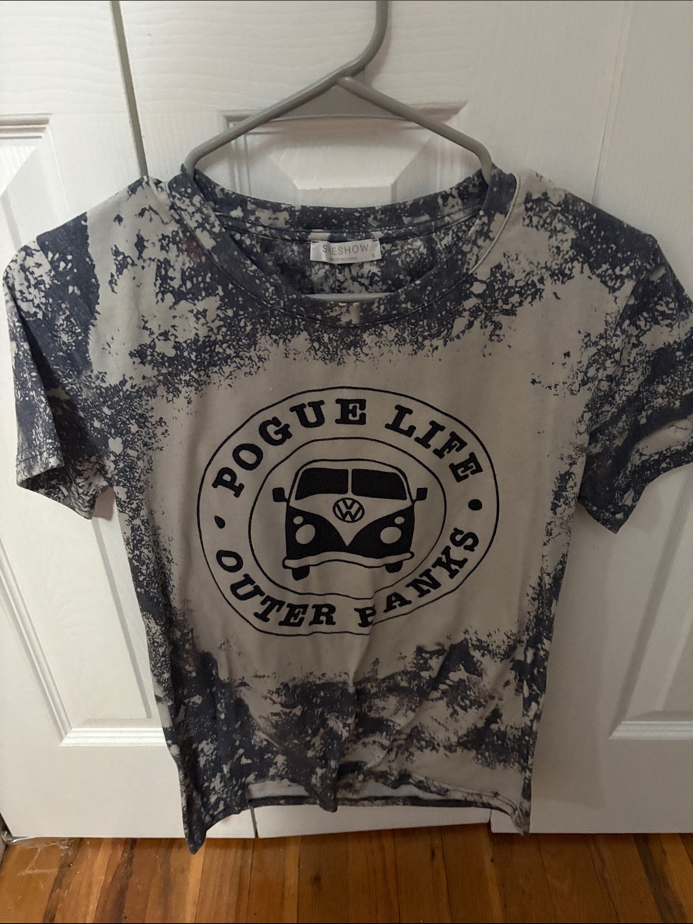 Pogue Life Outer Banks Graphic Tee - Grey Tie-Dye